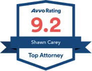 avvo rating 9.2- shawn carey- top attorney