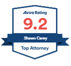 Avvo Rating - 9.2 - Shawn Carey - Top Attorney